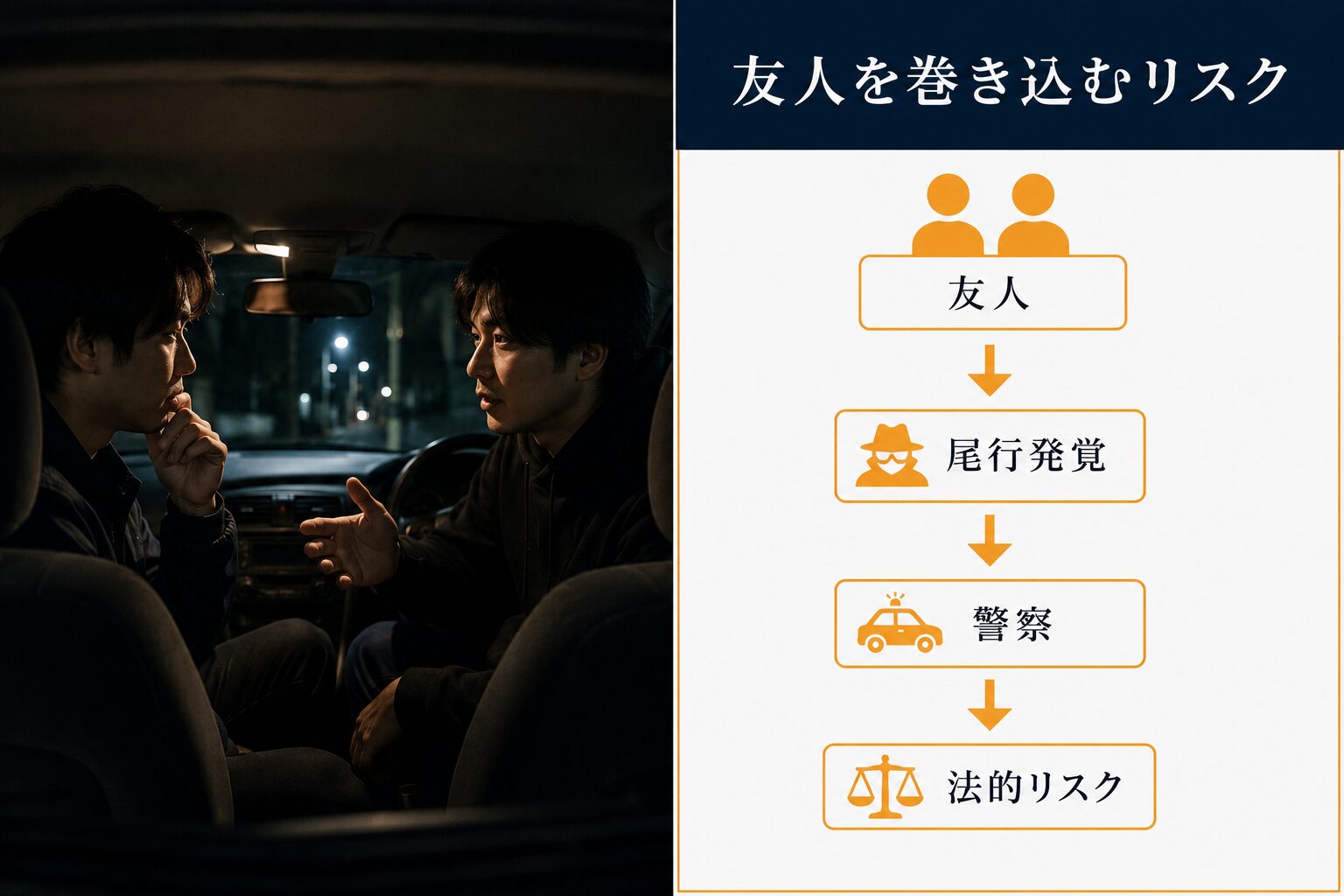 自分で調査する場合と探偵に依頼する場合の違いをイメージした写真