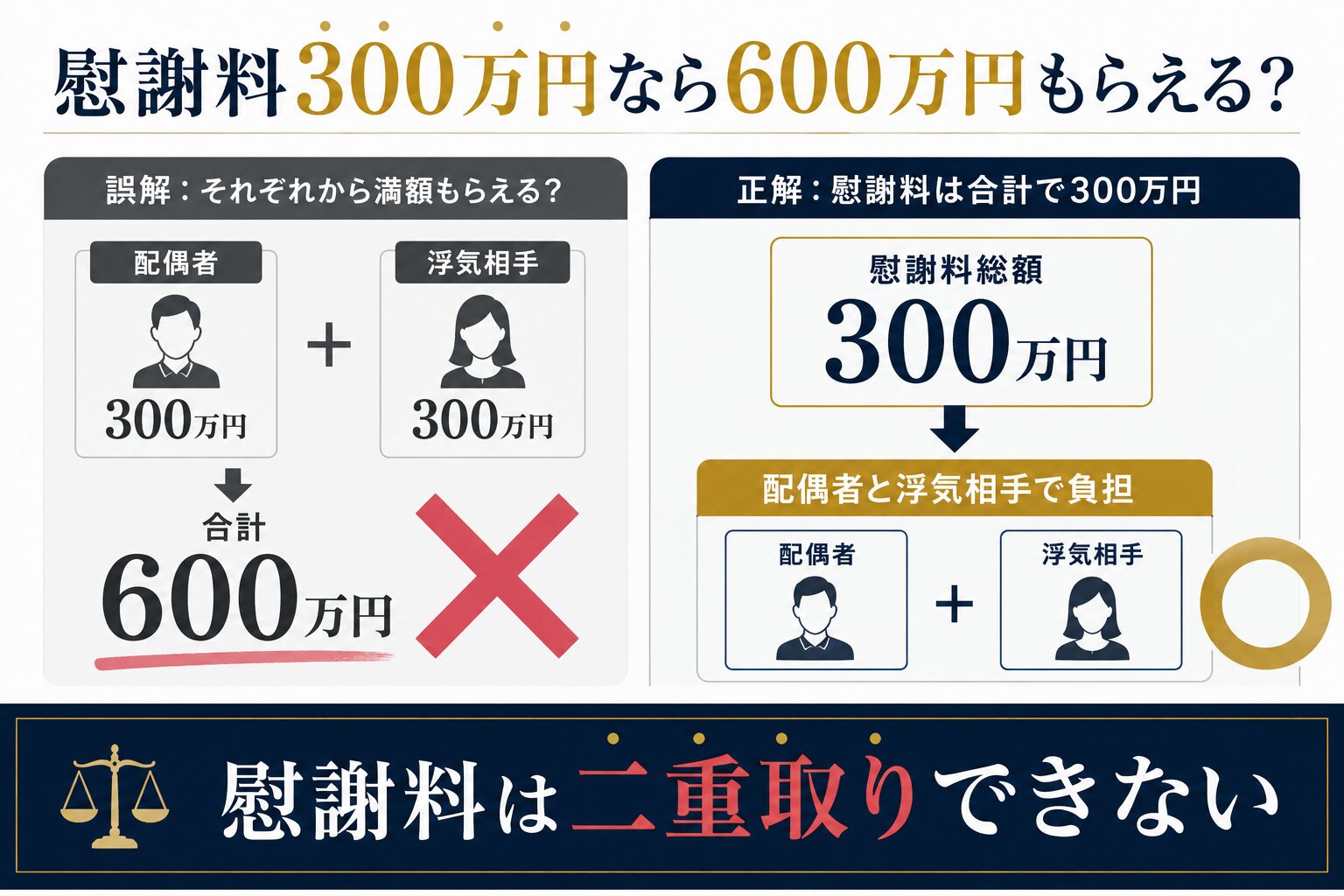 二重取り禁止のポイントをイメージした画像
