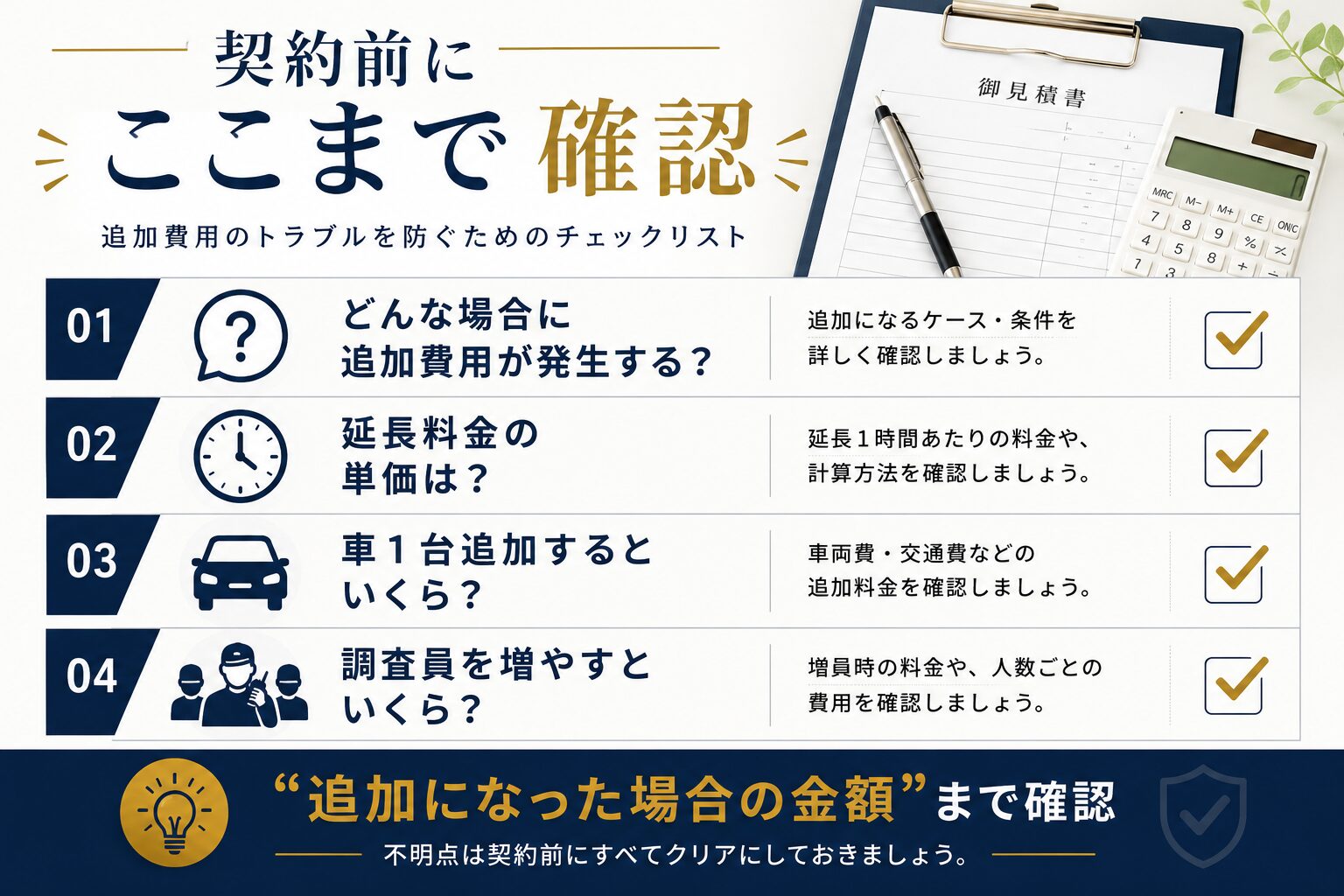 現場での追加調査のイメージ