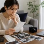 自分で浮気調査を行い証拠や行動記録を確認している女性
