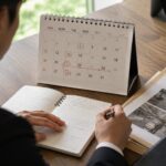 浮気調査に必要な期間と調査日程を確認するイメージ