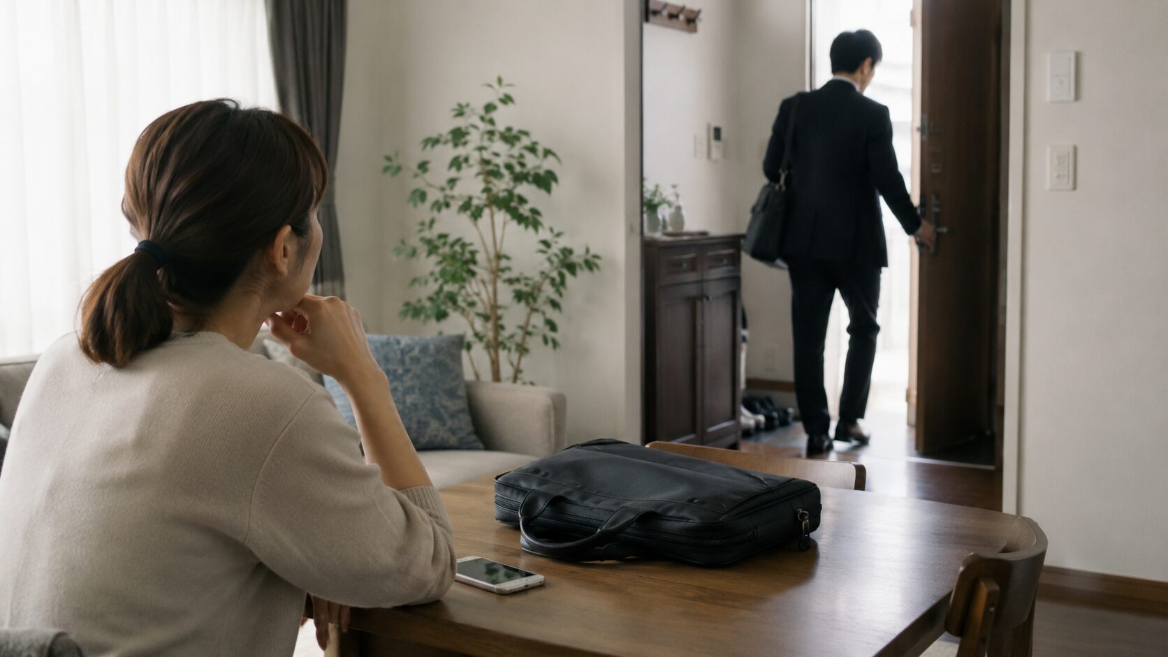 休日出勤・出張と浮気調査のイメージ