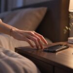 旦那の浮気を知り、問い詰める前にスマホを見つめる女性